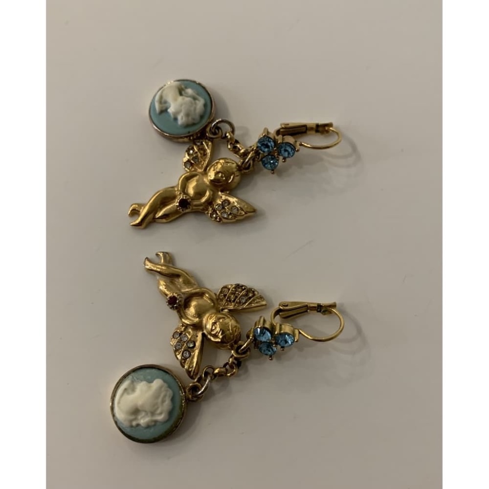 Dolce&Gabbana  cherubs with crystals earrings - Picture 5 of 10